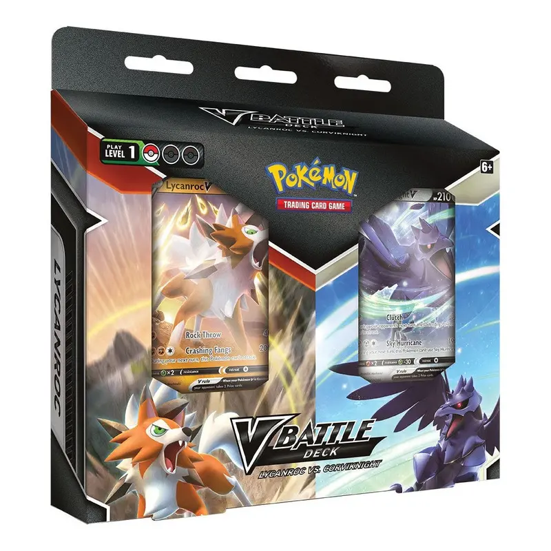 Pokemon: Lycanroc Vs. Corviknight V Battle Deck 1