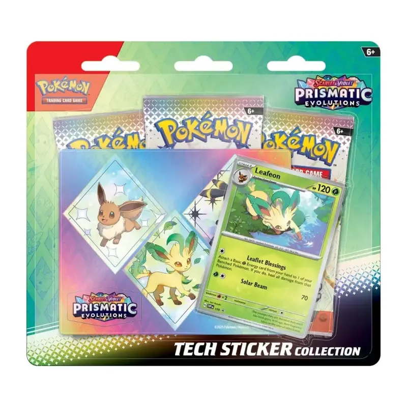 Pokemon: Prismatic Evolutions Tech Sticker Collection (1-Pack) 1