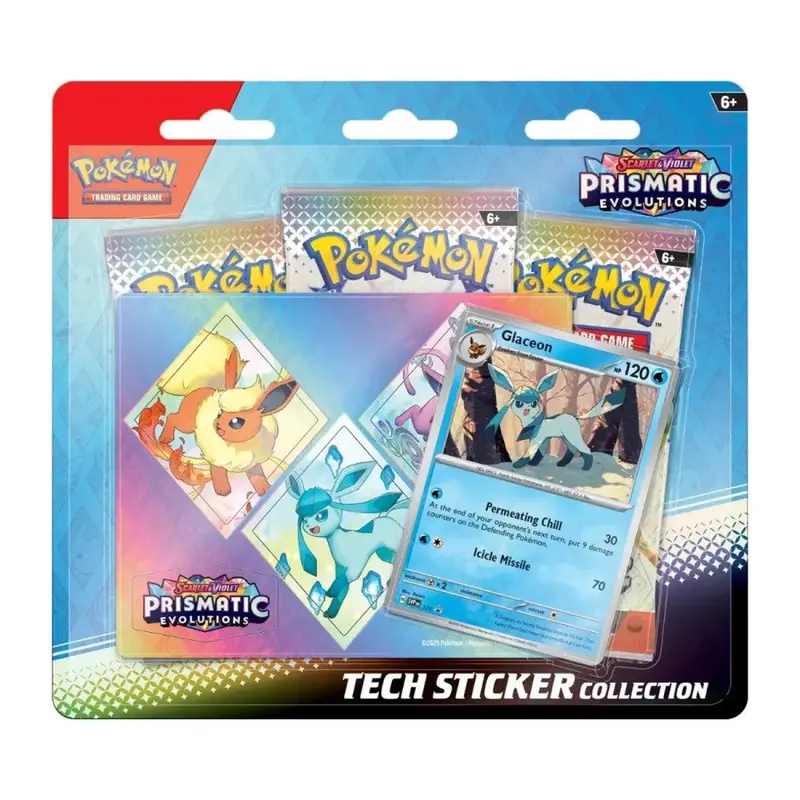 Pokemon: Prismatic Evolutions Tech Sticker Collection (1-Pack) 2
