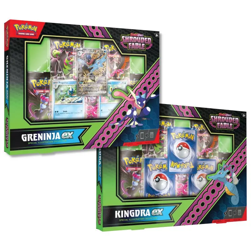 Pokemon: Shrouded Fable Kingdra/Greninja Ex Special Illustration Collection 1