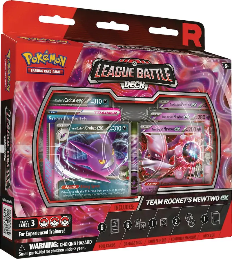 Pokemon: Team Rocket’S Mewtwo Ex League Battle Deck 1
