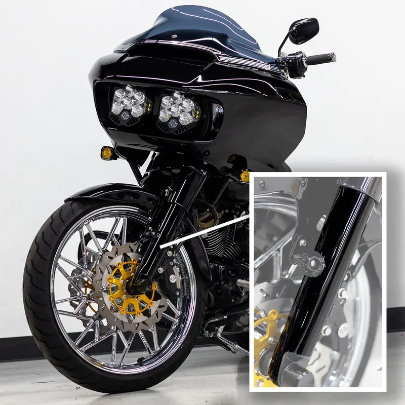 Ppf Paint Protection For Harley Davidson Lower Front Forks 1