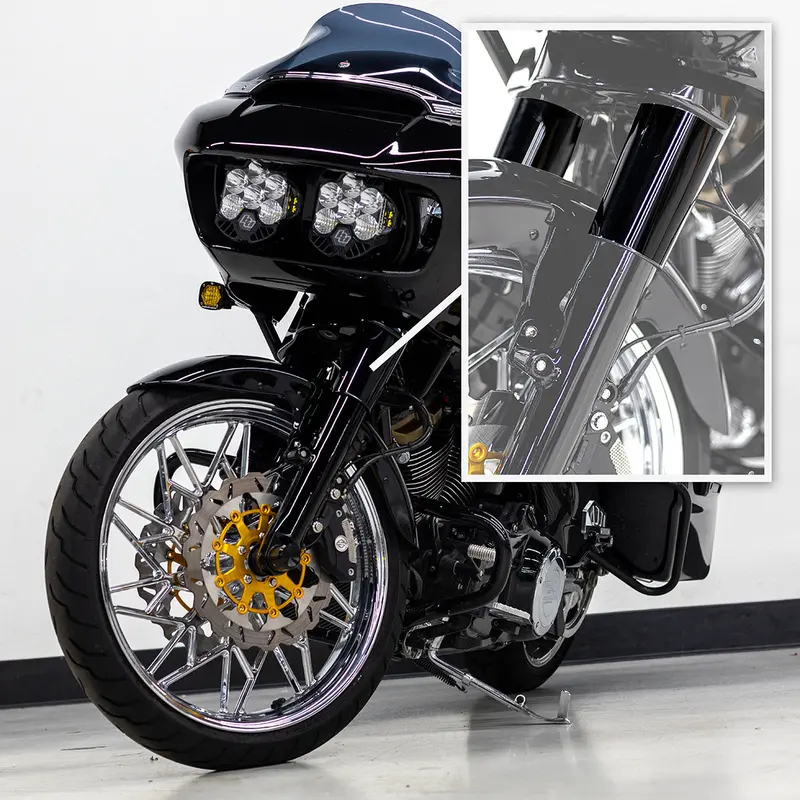 Ppf Paint Protection For Harley Davidson Upper Front Forks (Upper Covers) 1
