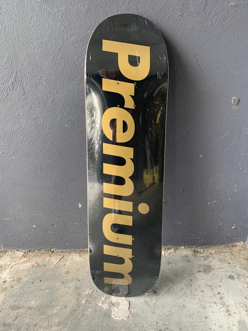 Premium Skateboards Supremium Black Gold Team Deck 1