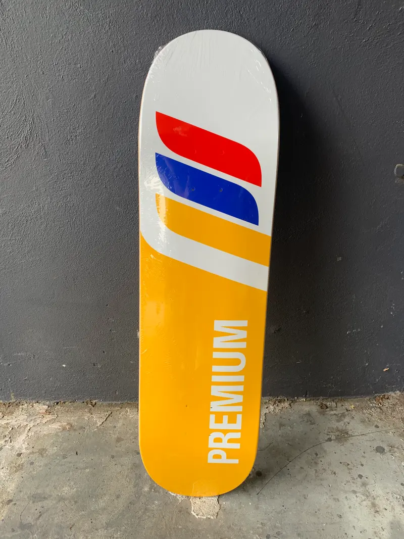 Premium Skateboards Team Logo Yellow 1