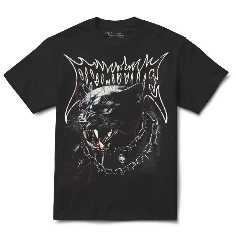 Primitive Abyss Heavyweight Tee - Black 1