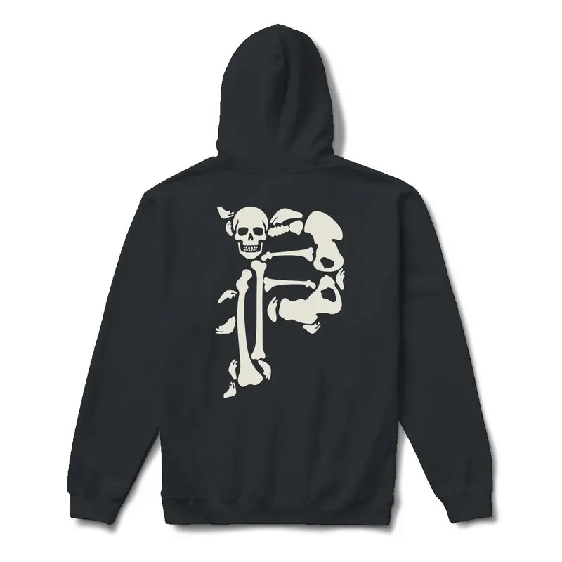 Primitive Dirty P Bones Hood - Black 1