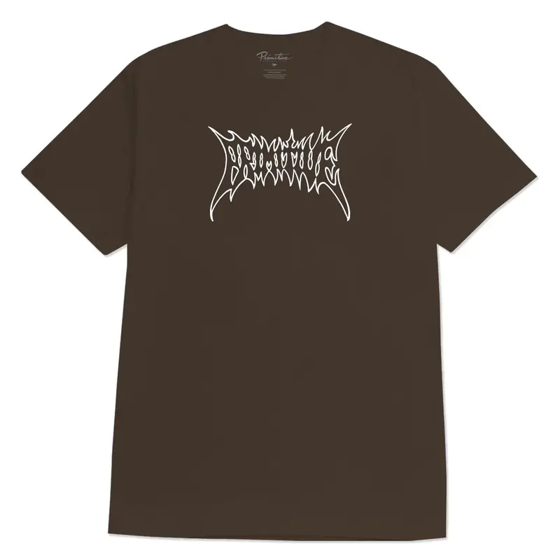 Primitive Threat Heavyweight Tee - Brown 1