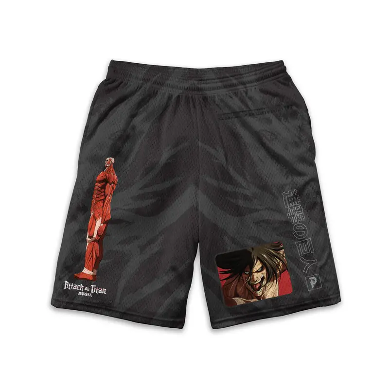 Primitive Titans Mesh Short Black 1