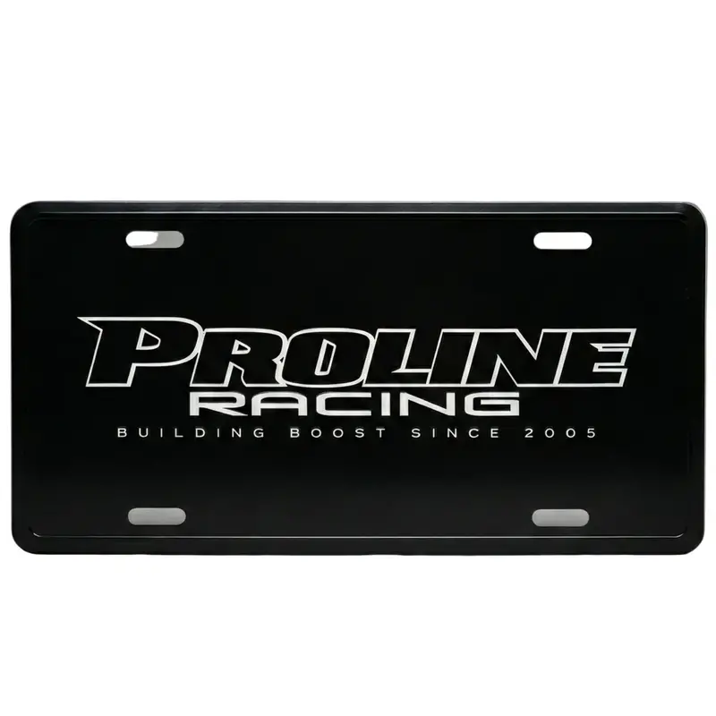 Proline Matte Black License Plate 1