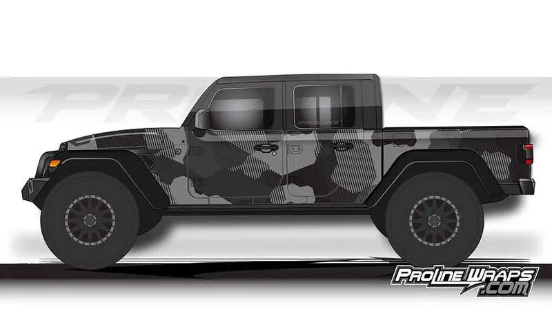 Proline Wraps - Jeep Gladiator Jt Wrap Kit - Bravo 1