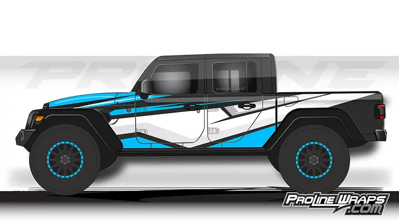 Proline Wraps - Jeep Gladiator Jt Wrap Kit  - Cliff 1