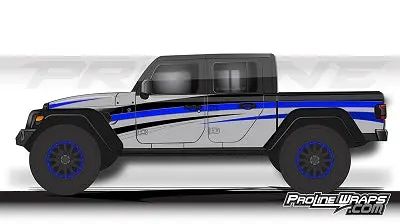 Proline Wraps - Jeep Gladiator Jt Wrap Kit  - Grade 1
