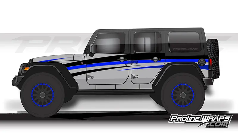 Proline Wraps - Jeep Wrangler Jk Wrap Kit 4Dr - Grade 1