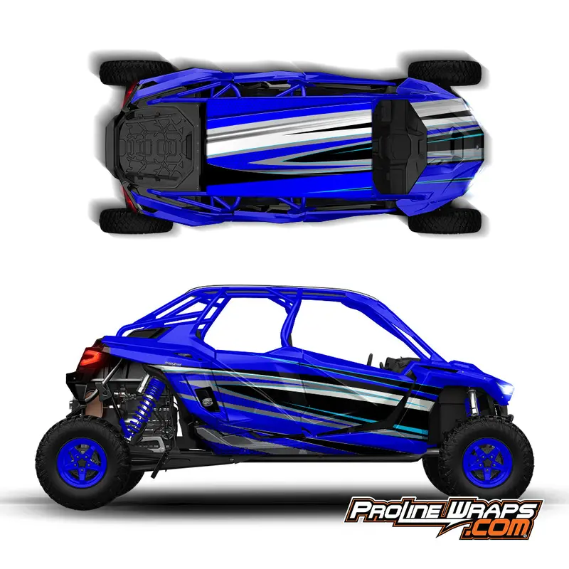 Proline Wraps Series Graphics - Atomic - Polaris Rzr Pro Xp4 1