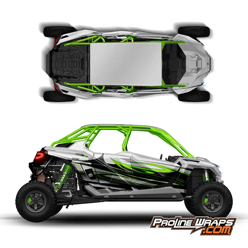 Proline Wraps Series Graphics - Blaze - Polaris Rzr Pro Xp4 1