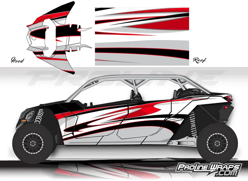 Proline Wraps Series Graphics - Deviant - Can-Am Maverick X3 - 4 Door 3