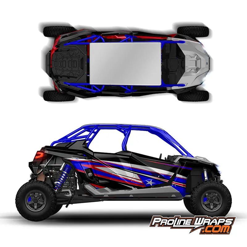 Proline Wraps Series Graphics - Freedom - Polaris Rzr Pro Xp4 1