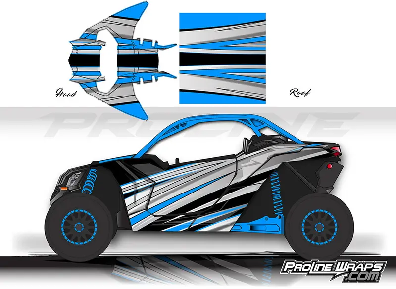 Proline Wraps Series Graphics - Galaxy - Can-Am Maverick X3 - 2 Door 1