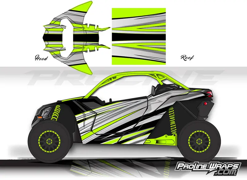 Proline Wraps Series Graphics - Galaxy - Can-Am Maverick X3 - 2 Door 2