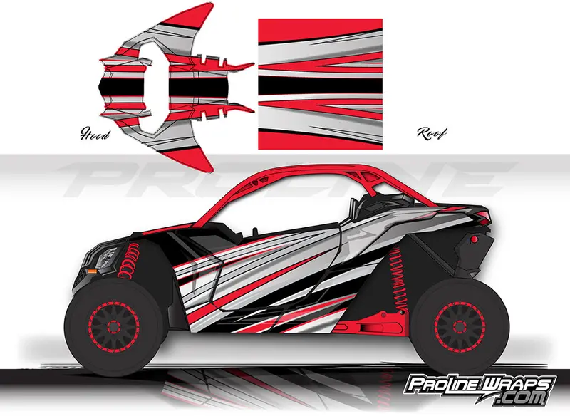 Proline Wraps Series Graphics - Galaxy - Can-Am Maverick X3 - 2 Door 3
