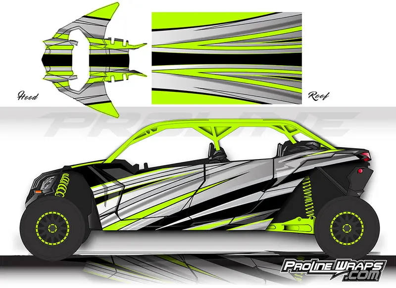 Proline Wraps Series Graphics - Galaxy - Can-Am Maverick X3 - 4 Door 2