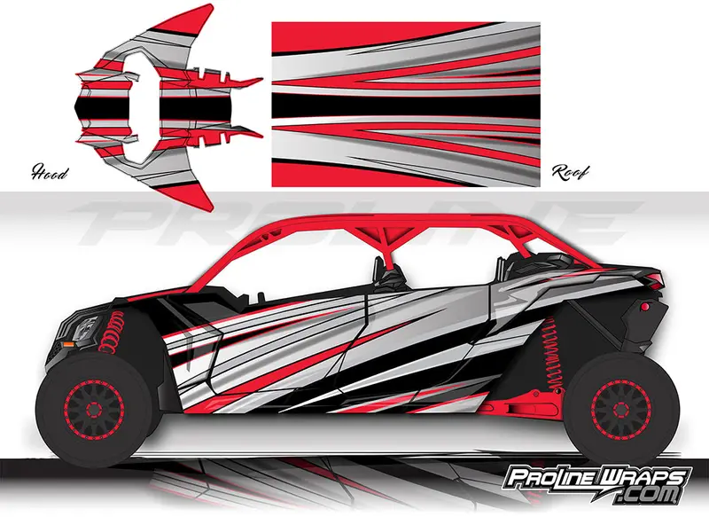 Proline Wraps Series Graphics - Galaxy - Can-Am Maverick X3 - 4 Door 3