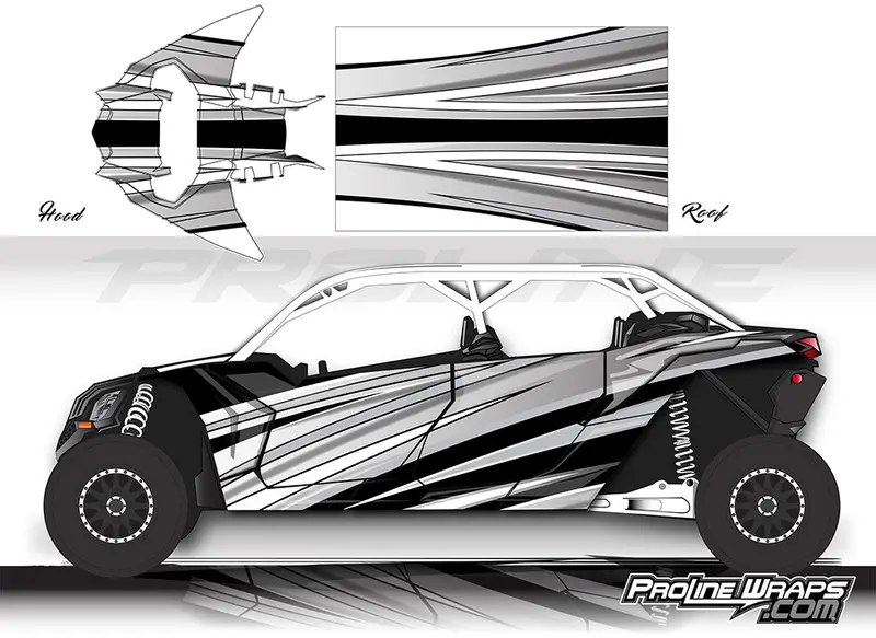 Proline Wraps Series Graphics - Galaxy - Can-Am Maverick X3 - 4 Door 4