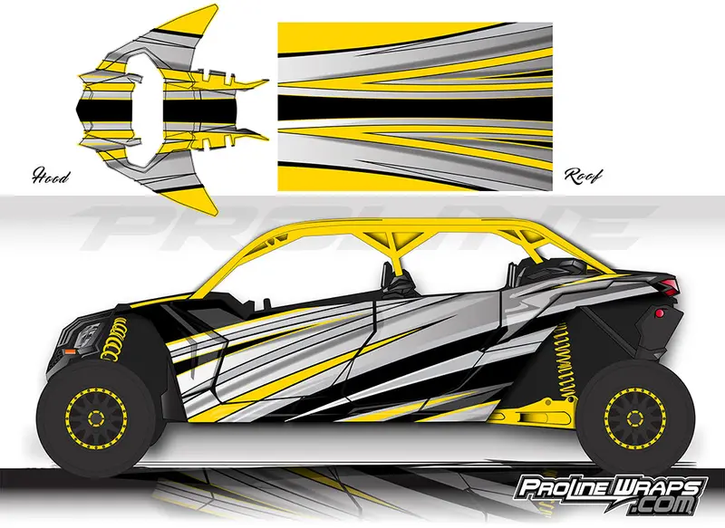 Proline Wraps Series Graphics - Galaxy - Can-Am Maverick X3 - 4 Door 5