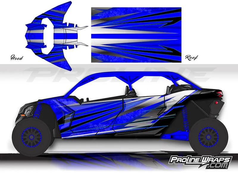 Proline Wraps Series Graphics - Granite - Can-Am Maverick X3 - 4 Door 1
