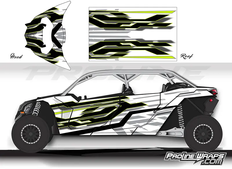 Proline Wraps Series Graphics -Matrix- Can-Am Maverick X3 - 4 Door 2