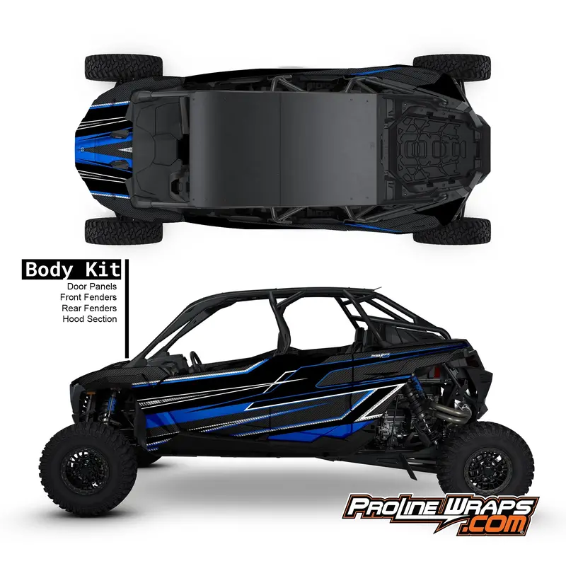 Proline Wraps Series Graphics – Rogue -  Custom Utv Graphics – Polaris Rzr (2025–2026) 1