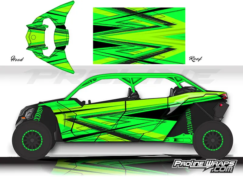 Proline Wraps Series Graphics - Sg1 - Can-Am Maverick X3 - 4 Door 4