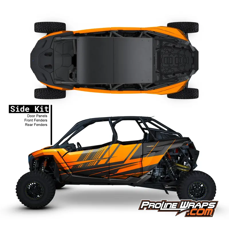 Proline Wraps Series Graphics – Strike -  Custom Utv Graphics – Polaris Rzr (2025–2026) 1
