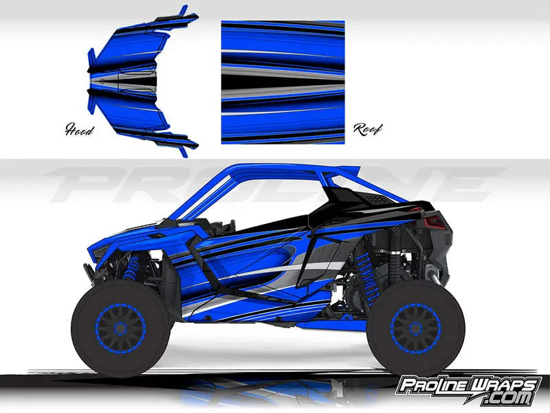 Proline Wraps Series Graphics - Throttle - Polaris Rzr Pro Xp 1