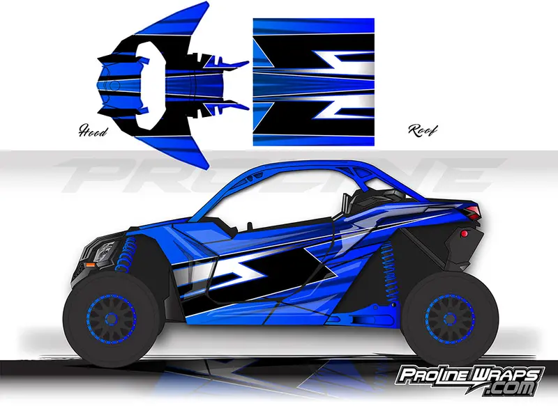 Proline Wraps Series Graphics - Titan - Can-Am Maverick X3 - 2 Door 1