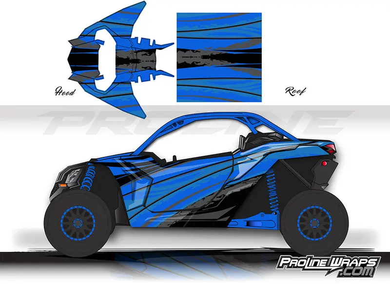 Proline Wraps Series Graphics - Tread - Can-Am Maverick X3 - 2 Door 1