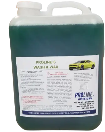 Proline's Wash & Wax Detergent 1