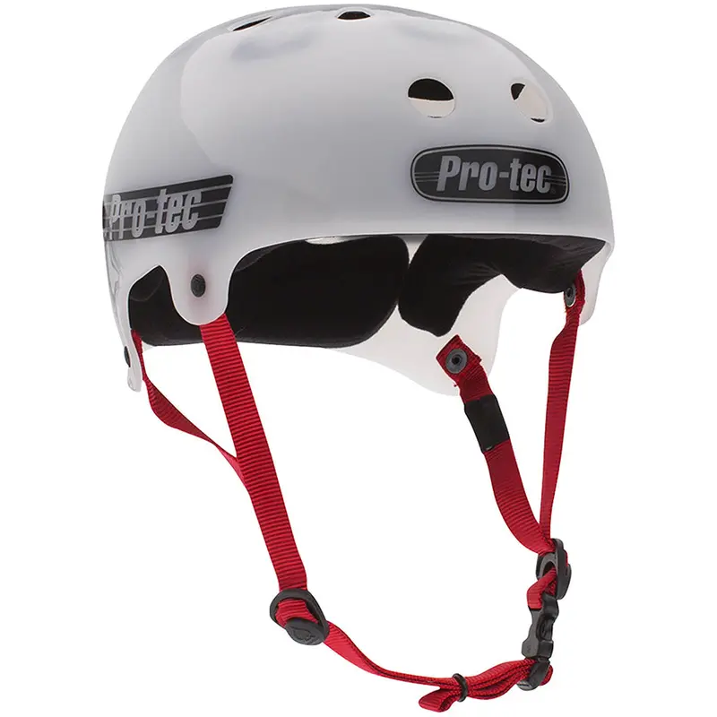 Protec Bucky Skate Helmet - Translucent White 1