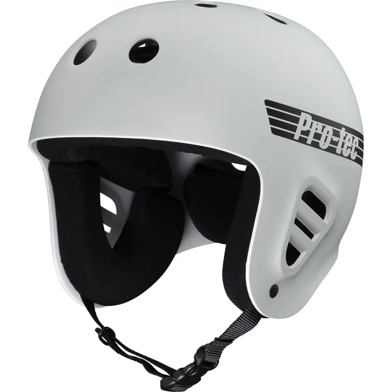 Protec Full Cut Skate Helmet - Matte White 1