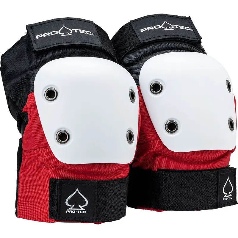 Protec Street Elbow Pads - Red/White/Black 1