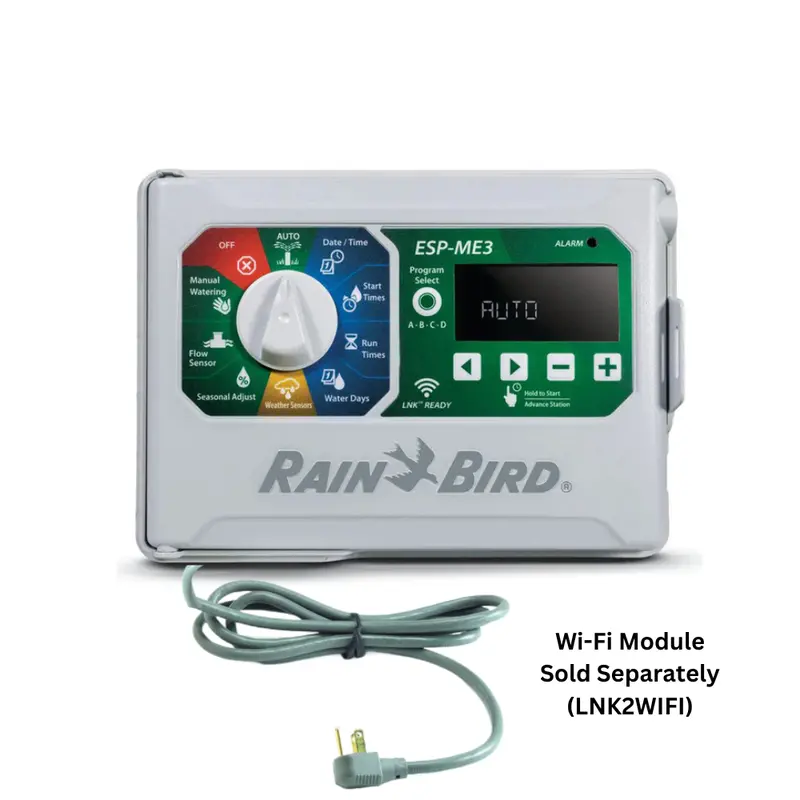 Rain Bird - Esp-Me3 - 4 Station Indoor/Outdoor Irrigation Controller - Wifi Ready 1