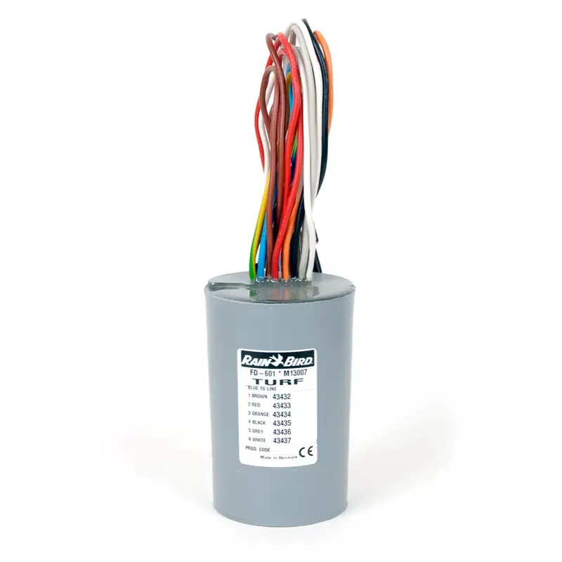 Rain Bird - Fd601turf - Fd Series 2-Wire Decoder - Signal Line, 6 Individual Valves 1