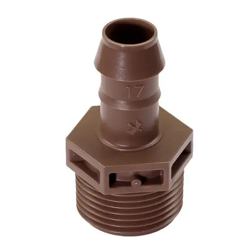 Rain Bird - Xffma075 - Xf Drip Adapter - 17Mm X 3/4'' Mpt 1