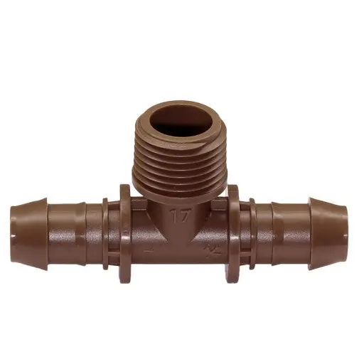 Rain Bird - Xfftma050 - Xf Tee Male Adapter - 17Mm X 17Mm X 1/2'' Mpt 1