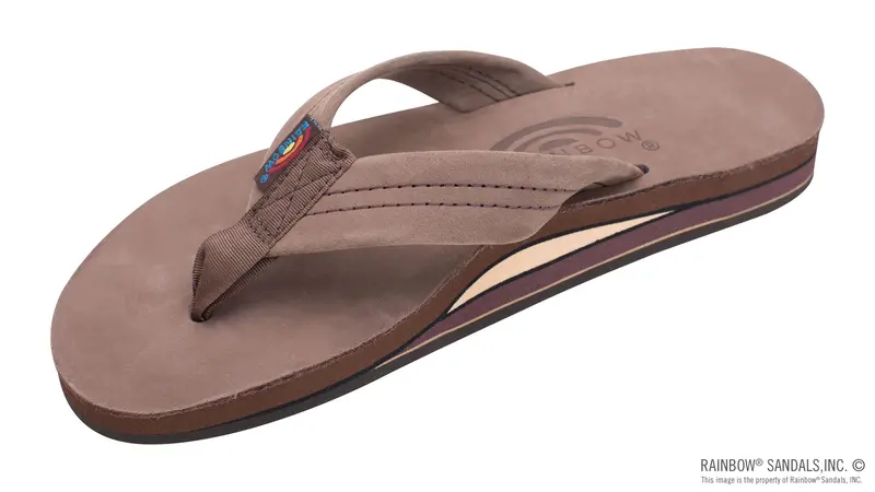 Rainbow Sandals Women's -  302Alts Double Layer - 1" Strap - Expresso 1
