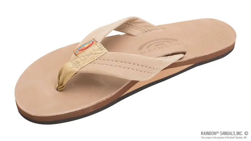 Rainbow Sandals Women's - Single Layer - 1" Strap - Sierra Brown 1