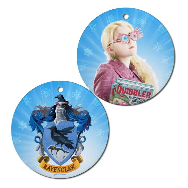 Ravenclaw Crest And Luna Lovegood Ornament 1