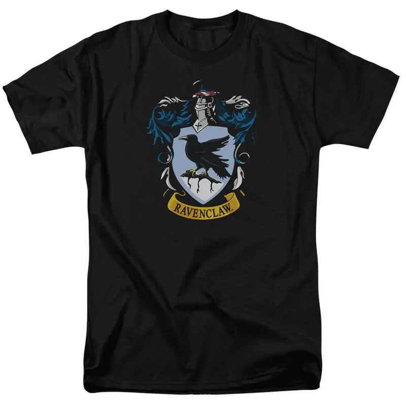 Ravenclaw Crest (Black) T-Shirt 1
