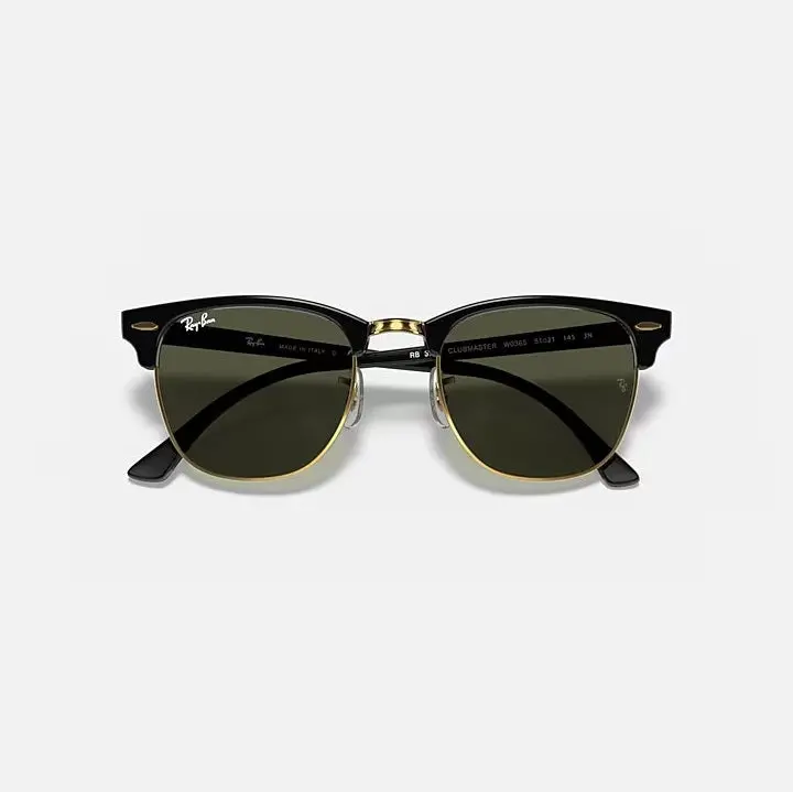 Ray Ban Clubmaster - Black On Arista 1